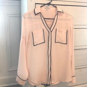 Express slim fit portfolio dress shirt, size small